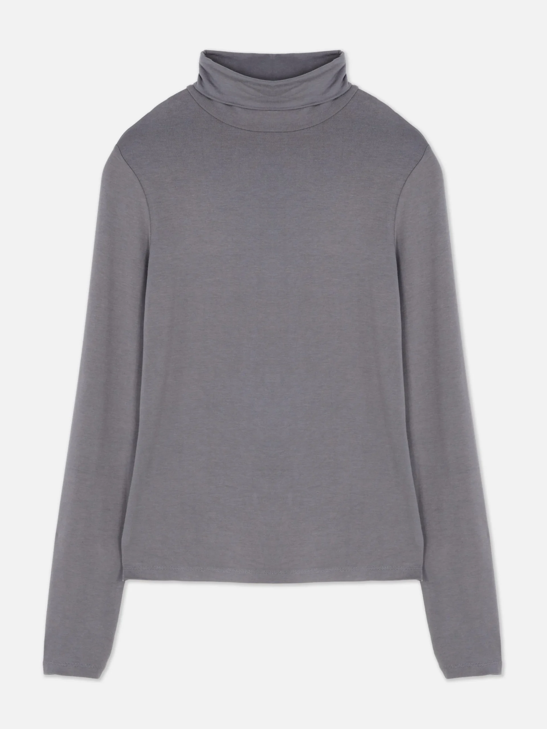 Mujer Primark Tops Y Camisetas|Camiseta De Manga Larga Con Cuello Vuelto