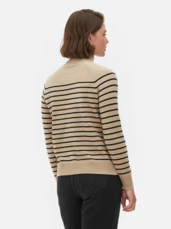 Mujer Primark Jerseys Y Cárdigans|Camiseta De Manga Larga Con Cuello Vuelto