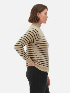 Mujer Primark Jerseys Y Cárdigans|Camiseta De Manga Larga Con Cuello Vuelto