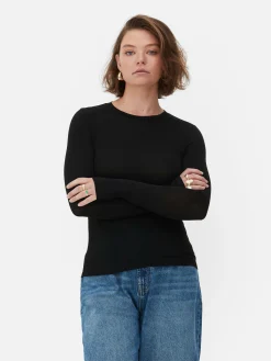 Mujer Primark Tops Y Camisetas|Camiseta De Manga Larga De Rita Ora