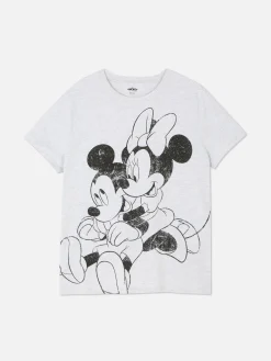 Mujer Primark Tops Y Camisetas|Camiseta De Mickey Y Minnie Mouse De Disney