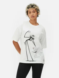 Mujer Primark Tops Y Camisetas|Camiseta De Pesadilla Antes De Navidad De Disney