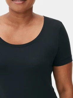 Mujer Primark Tops De Pijama|Camiseta De Pijama Con Escote Amplio Para La Menopausia