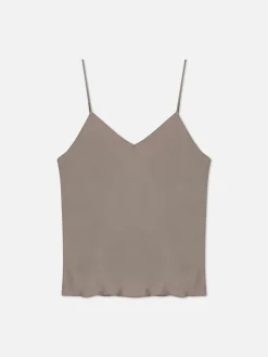 Mujer Primark Tops De Pijama|Camiseta De Pijama Corta En Satén Con Cuello De Pico