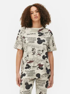 Mujer Primark Tops De Pijama|Camiseta De Pijama De Mickey Mouse De Disney