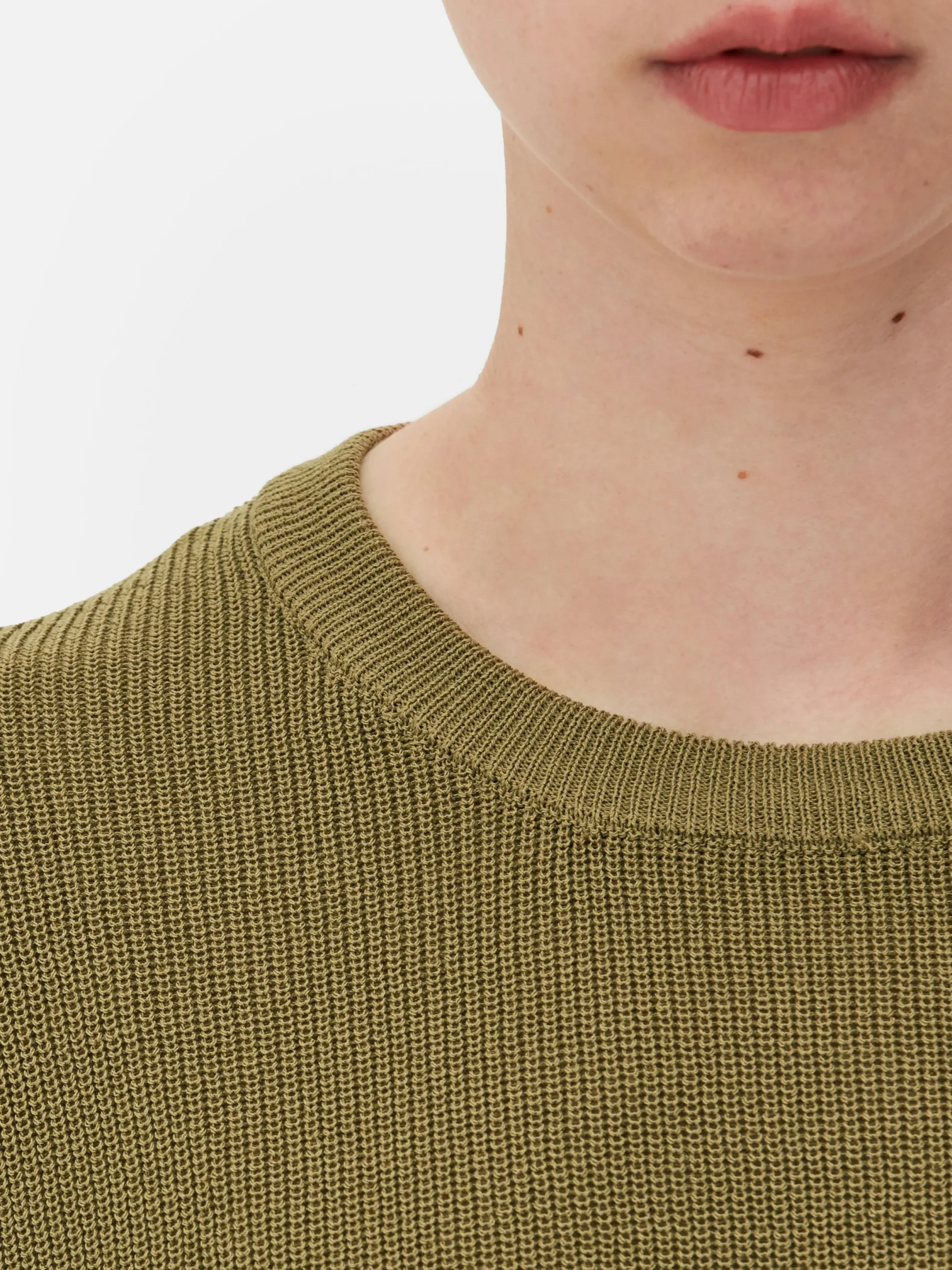 Mujer Primark Tops Y Camisetas|Camiseta De Punto De Cuello Redondo