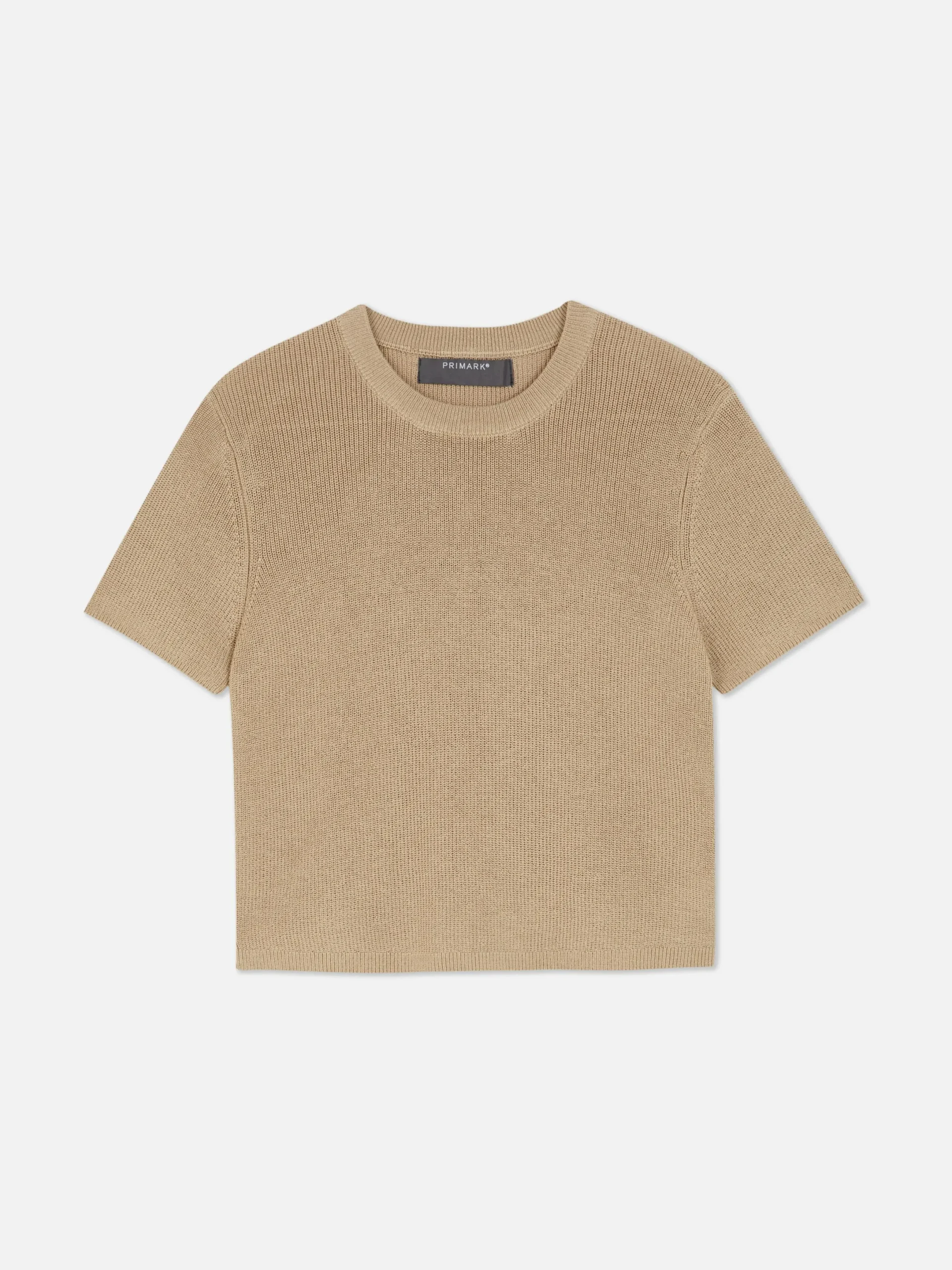 Mujer Primark Tops Y Camisetas|Camiseta De Punto De Cuello Redondo