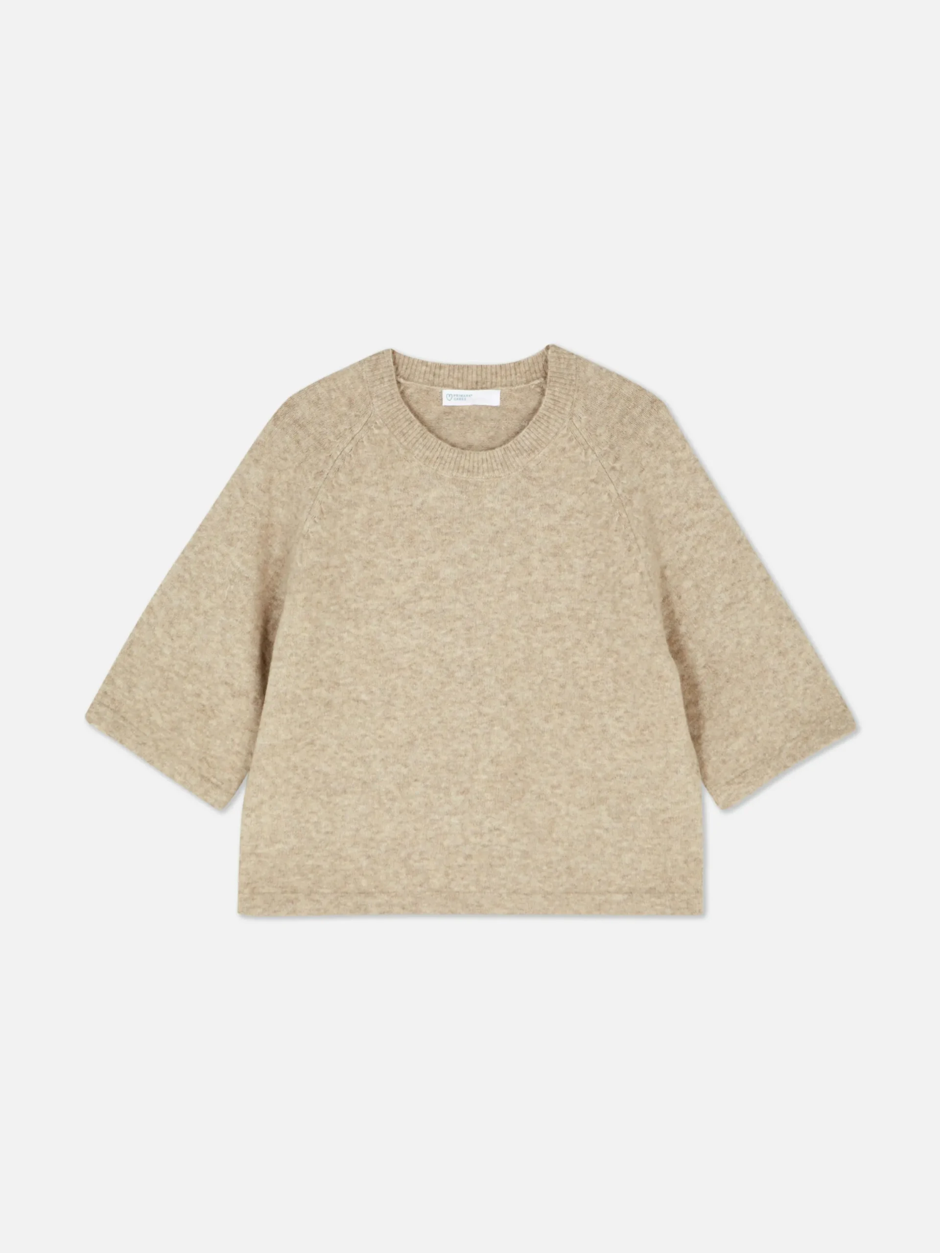 Mujer Primark Tops Y Camisetas|Camiseta De Punto Y Corte Cuadrado