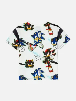 Niños Primark Tops Y Camisetas|Camiseta De Sonic, El Erizo, Y Shadow