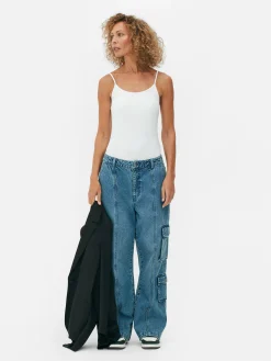 Mujer Primark Tops Y Camisetas|Camiseta De Tirantes Elástica