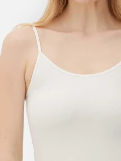 Mujer Primark Tops Y Camisetas|Camiseta De Tirantes Elástica