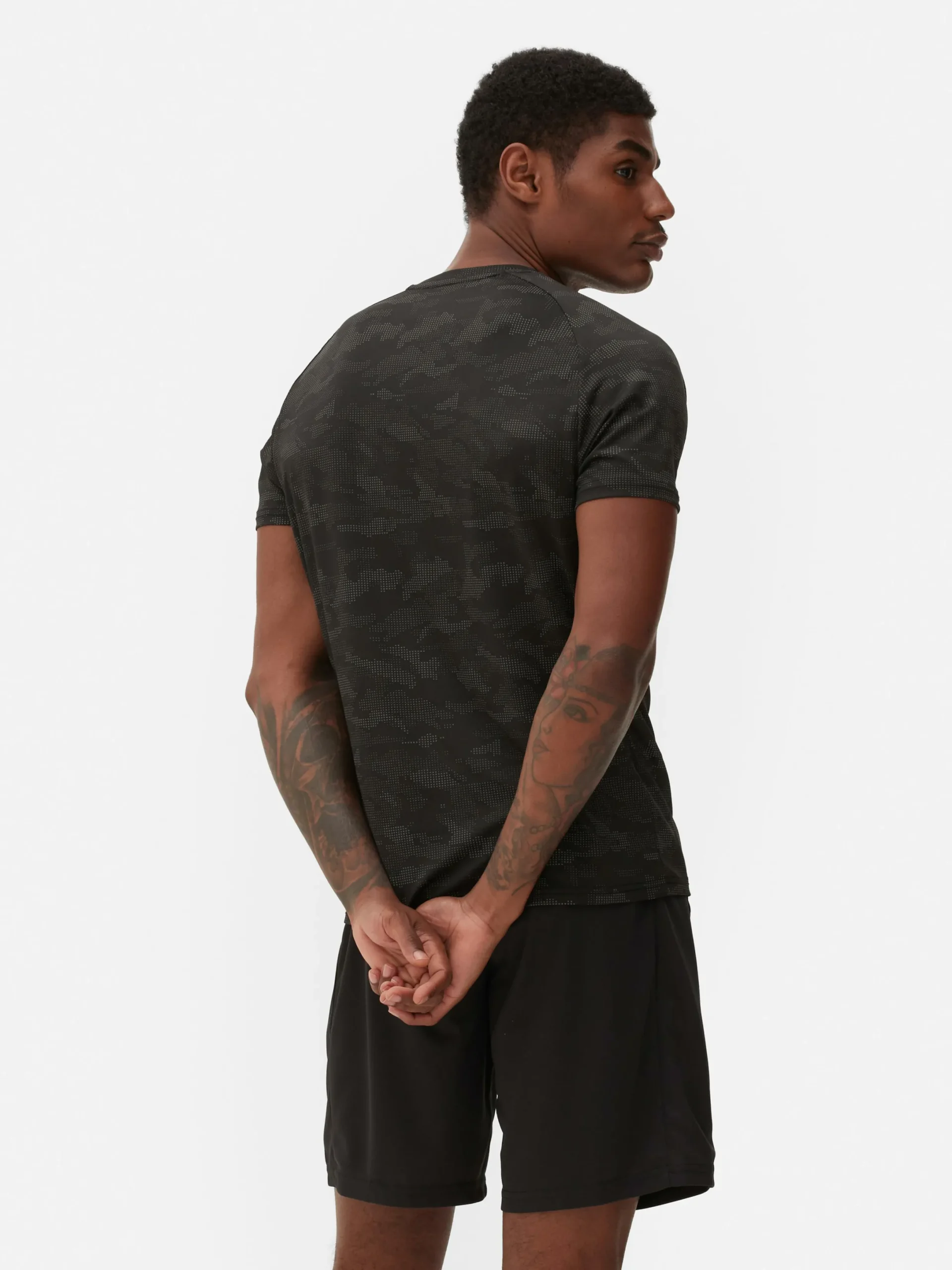 Hombre Primark Ropa Deportiva|Tops Y Camisetas|Camiseta Deportiva De Cuello Redondo