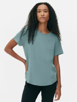 Mujer Primark Ropa De Gimnasio Y Deportiva|Camiseta Deportiva De Cuello Redondo