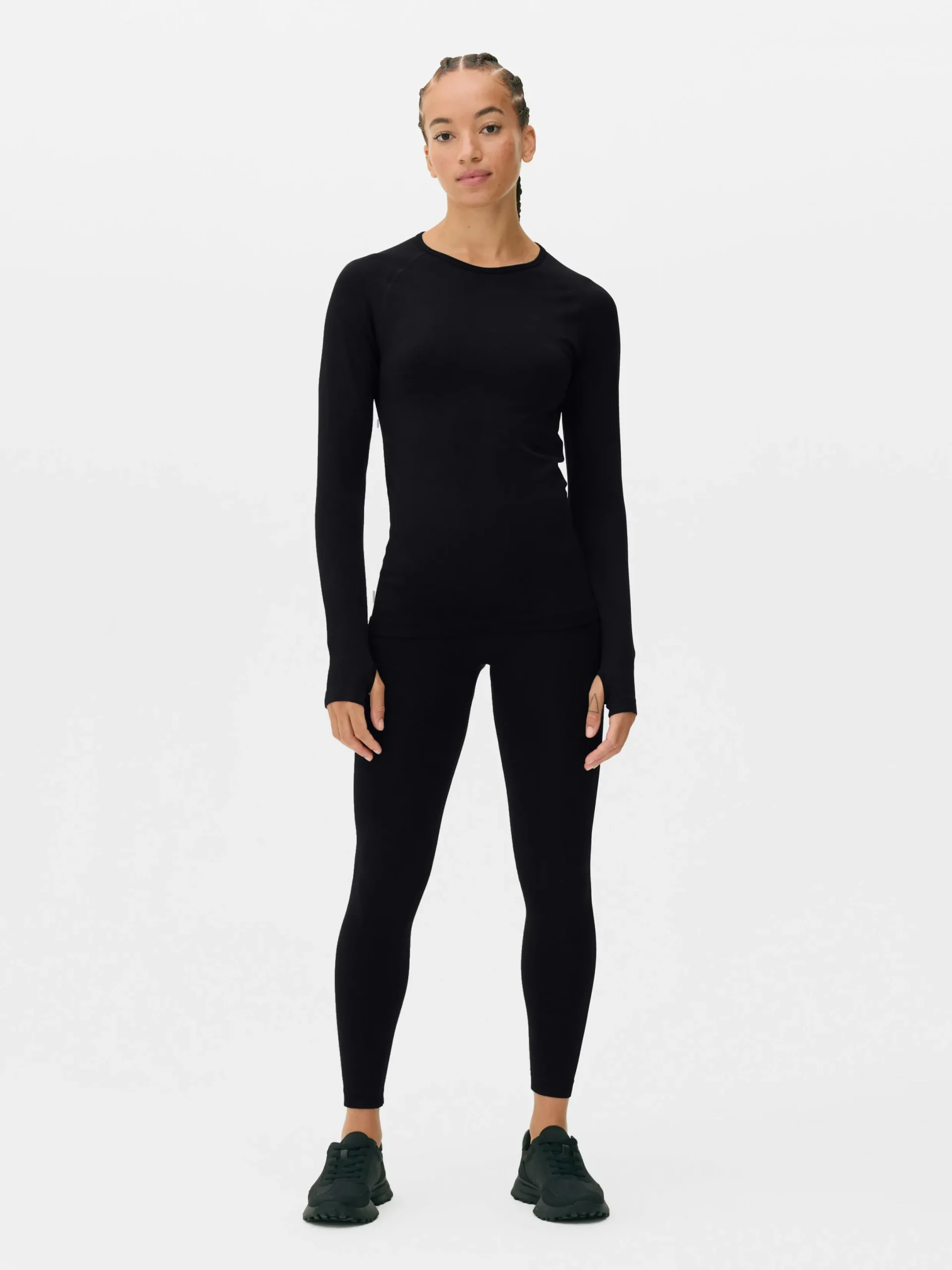 Mujer Primark Ropa De Gimnasio Y Deportiva|Camiseta Deportiva De Manga Larga Sin Costuras