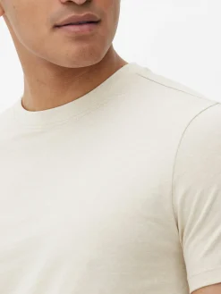 Hombre Primark Tops Y Camisetas|Camiseta Elástica Clásica