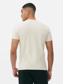 Hombre Primark Tops Y Camisetas|Camiseta Elástica Clásica