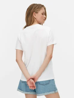 Mujer Primark Tops Y Camisetas|Camiseta Estampada «Aloha» De Stitch De Disney