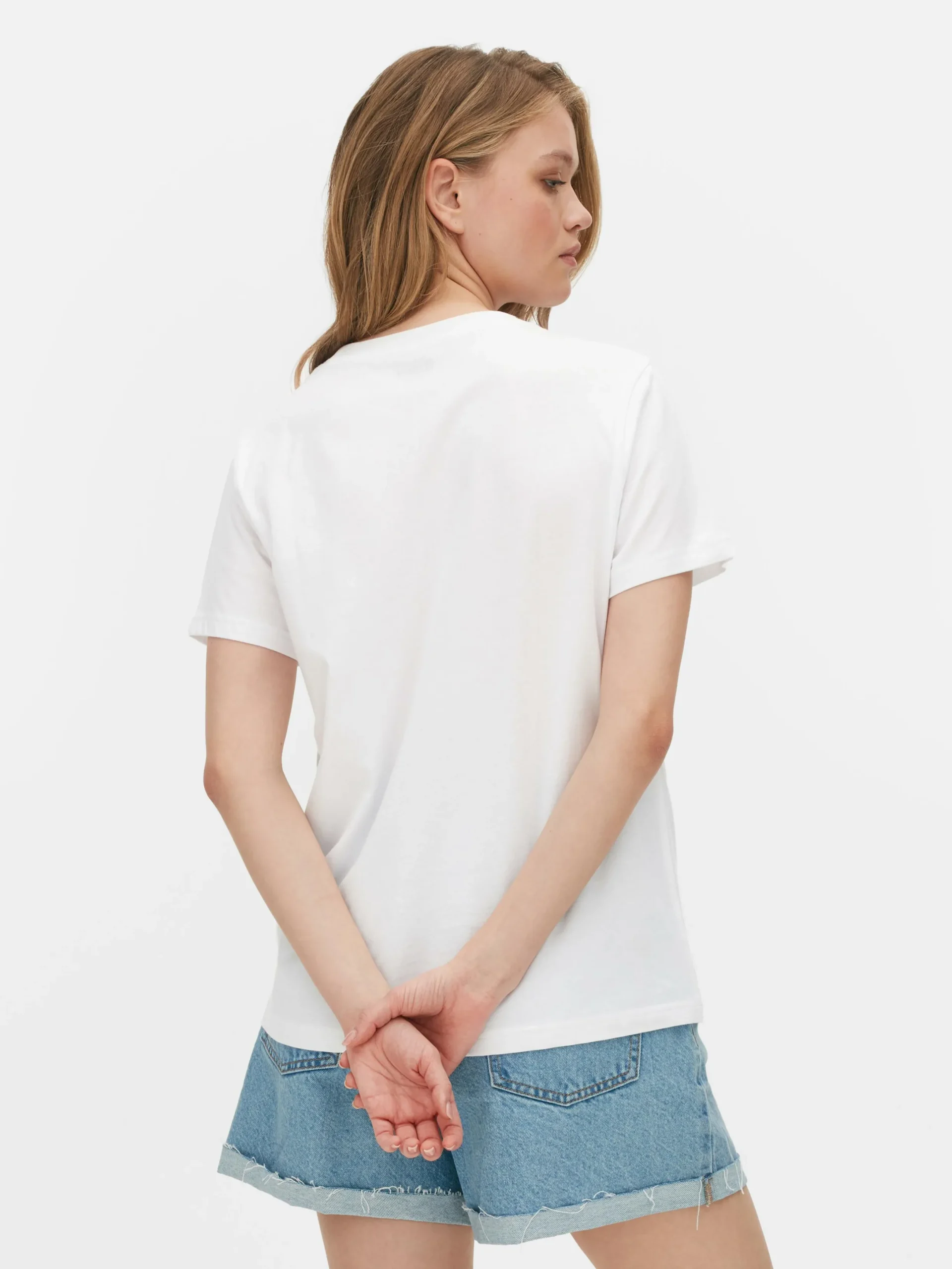 Mujer Primark Tops Y Camisetas|Camiseta Estampada «Aloha» De Stitch De Disney