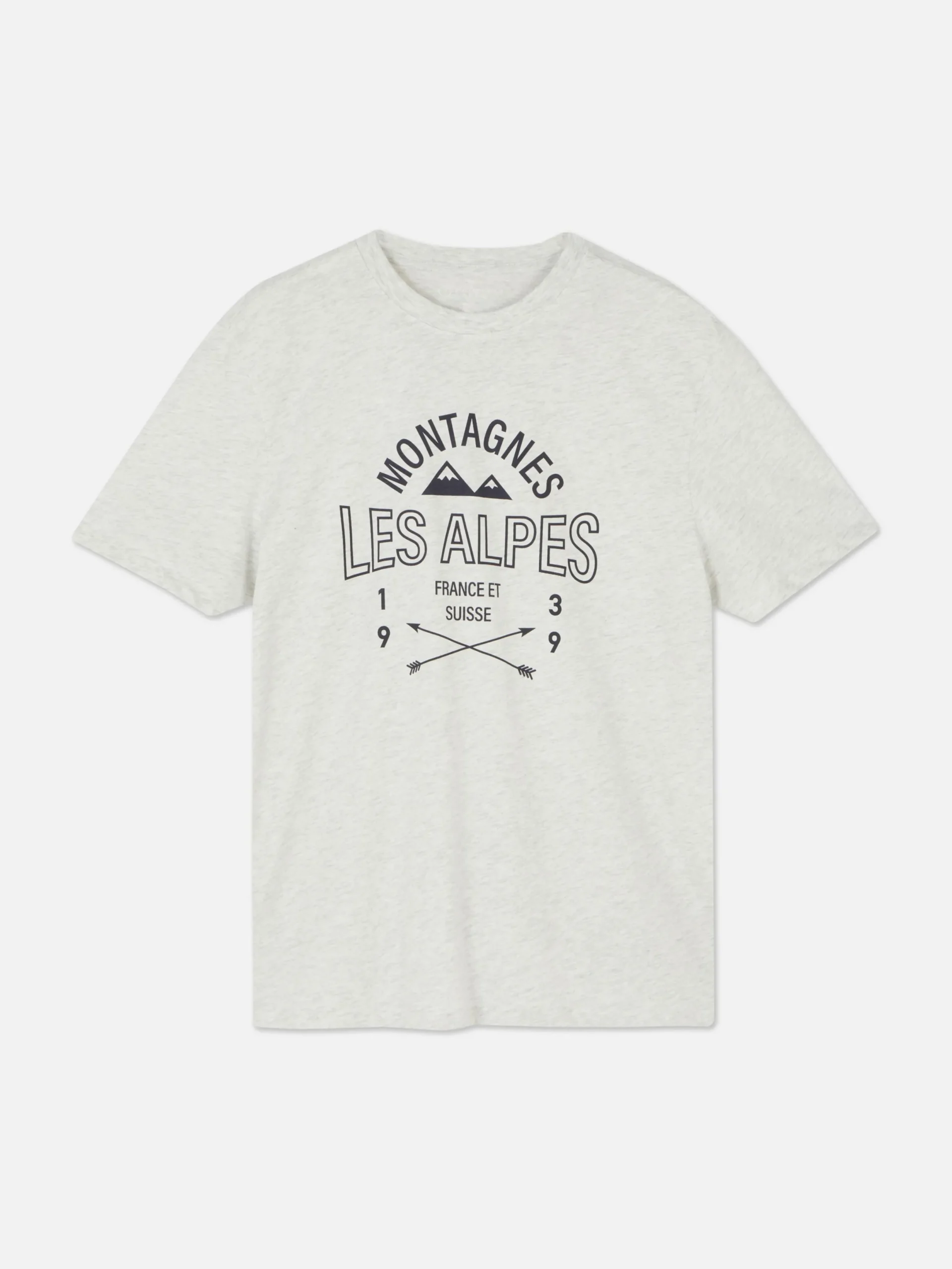 Hombre Primark Tops Y Camisetas|Camiseta Estampada «Les Alps»