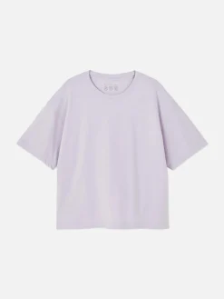 Mujer Primark Tops Y Camisetas|Camiseta Extragrande De Corte Cuadrado