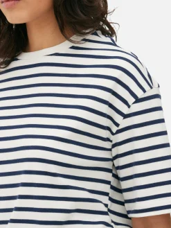 Mujer Primark Tops Y Camisetas|Camiseta Extragrande De Manga Corta