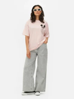 Mujer Primark Tops Y Camisetas|Camiseta Extragrande De Mickey Mouse De Disney