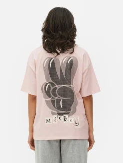 Mujer Primark Tops Y Camisetas|Camiseta Extragrande De Mickey Mouse De Disney