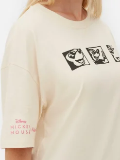 Mujer Primark Tops Y Camisetas|Camiseta Extragrande Mickey Mouse X Keith Haring