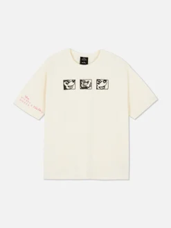 Mujer Primark Tops Y Camisetas|Camiseta Extragrande Mickey Mouse X Keith Haring