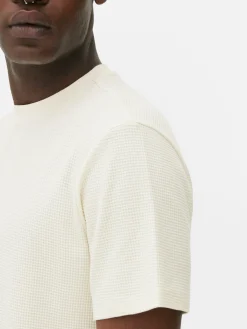 Hombre Primark Tops Y Camisetas|Camiseta Gofrada De Cuello Redondo
