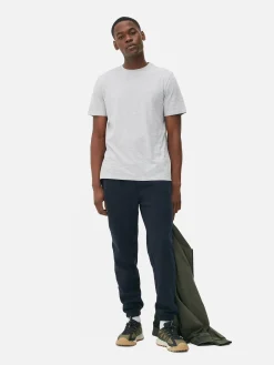 Hombre Primark Tops Y Camisetas|Camiseta Jaspeada De Corte Recto