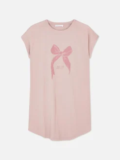 Mujer Primark Tops Y Camisetas|Camiseta Larga De Cuello Redondo