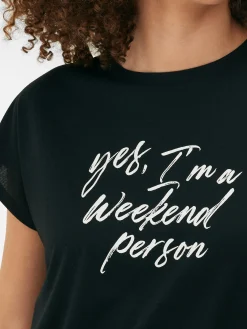 Mujer Primark Tops Y Camisetas|Camiseta Larga De Cuello Redondo