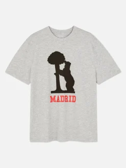 Hombre Primark Tops Y Camisetas|Camiseta «Oso De Madrid»