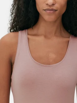 Mujer Primark Tops Y Camisetas|Camiseta Sin Mangas Básica Elástica