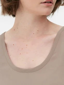 Mujer Primark Tops Y Camisetas|Camiseta Sin Mangas Básica De Corte Holgado