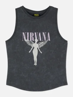 Niños Primark Tops Y Camisetas|Camiseta Sin Mangas Con Lavado ácido De Nirvana