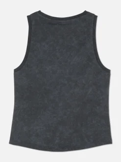 Niños Primark Tops Y Camisetas|Camiseta Sin Mangas Con Lavado ácido De Nirvana