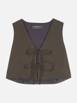 Mujer Primark Tops Y Camisetas|Camiseta Sin Mangas Con Nudo Delantero