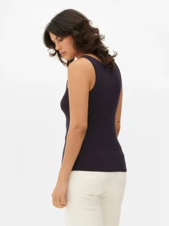 Mujer Primark Tops Y Camisetas|Camiseta Sin Mangas De Escote Amplio