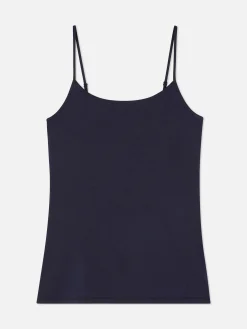 Mujer Primark Tops Y Camisetas|Camiseta Sin Mangas Elástica De Algodón