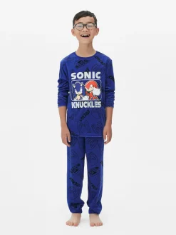 Niños Primark Pijamas Y Ropa Para Dormir|Camiseta Y Pantalón De Pijama De Sonic, El Erizo