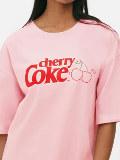 Mujer Primark Camisones Y Ropa Para Dormir Mujer|Camisón De Coca-Cola «Cherry Coke»