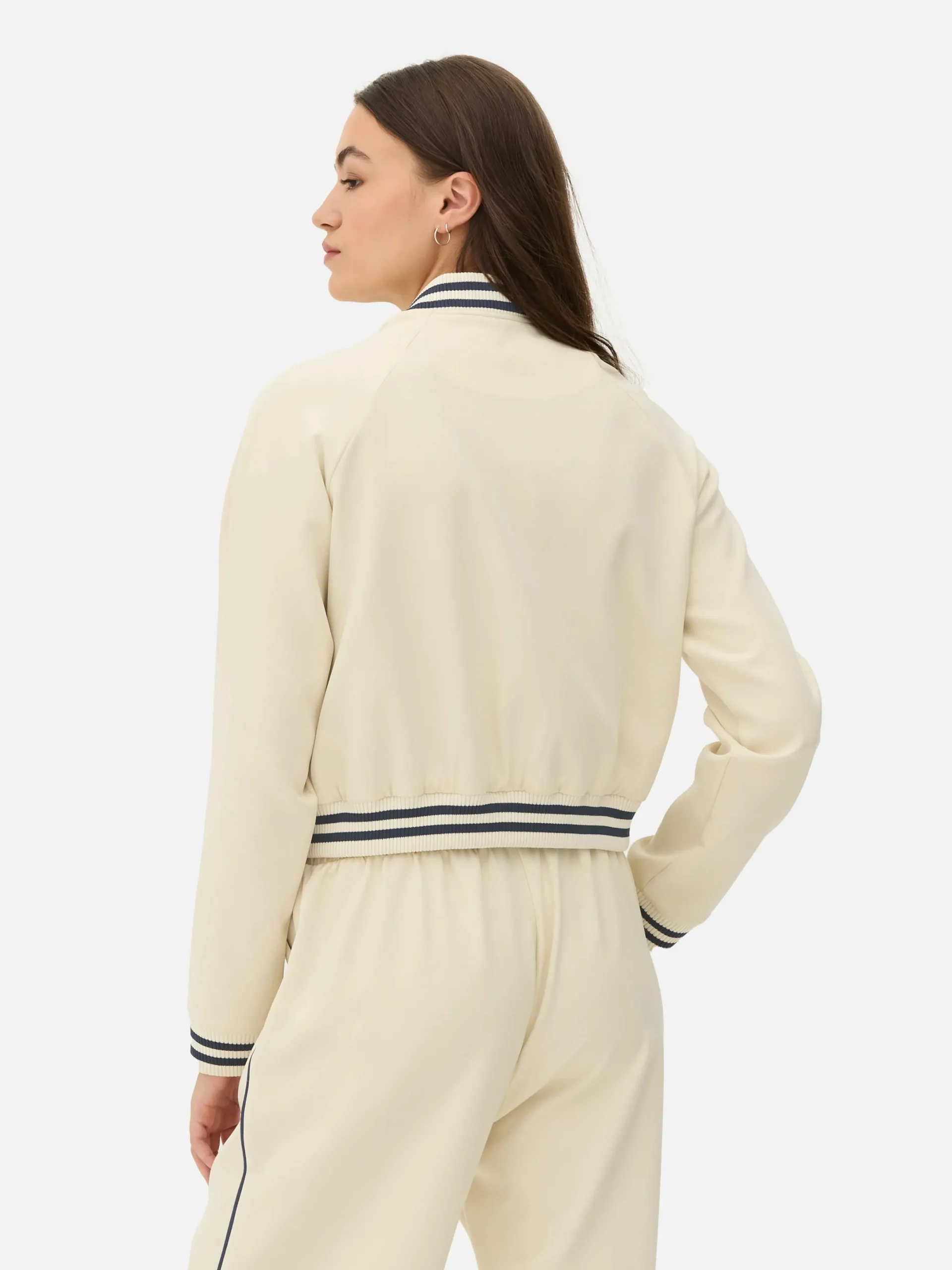 Mujer Primark Abrigos Y Chaquetas|Cazadora Bómber Con Ribete A Rayas