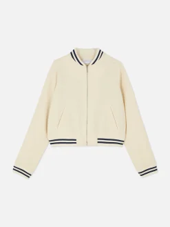 Mujer Primark Abrigos Y Chaquetas|Cazadora Bómber Con Ribete A Rayas