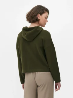 Mujer Primark Abrigos Y Chaquetas|Cazadora Bómber De Punto Con Capucha