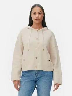 Mujer Primark Abrigos Y Chaquetas|Cazadora Bómber De Punto Con Capucha