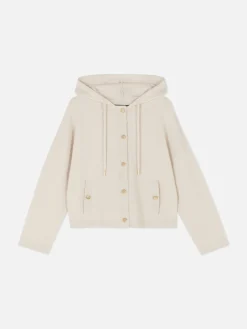 Mujer Primark Abrigos Y Chaquetas|Cazadora Bómber De Punto Con Capucha