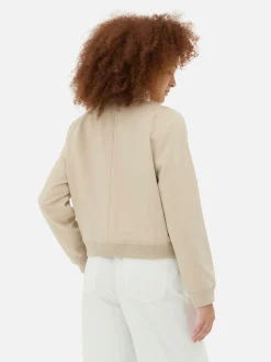 Mujer Primark Abrigos Y Chaquetas|Cazadora Bómber Tejida Combinable