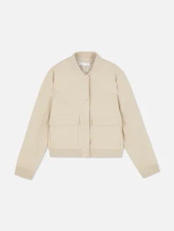 Mujer Primark Abrigos Y Chaquetas|Cazadora Bómber Tejida Combinable